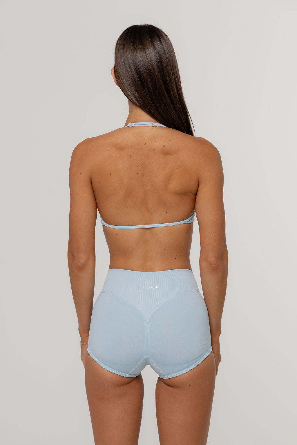 Micro Sculpt Scrunch Short | Sky