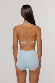 Micro Sculpt Scrunch Short | Sky