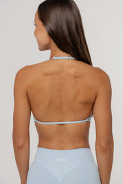Sculpt Barely There Halter Crop | Sky