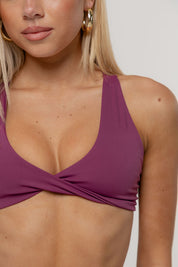 Core Twist Crop | Grape