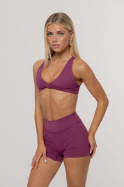 Core Twist Crop | Grape