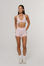 Core Twist Crop | Blush