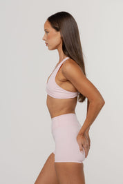 Core Twist Crop | Blush