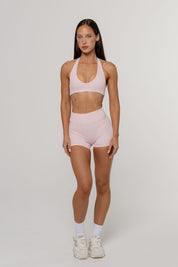 Core Define Halter Crop | Blush