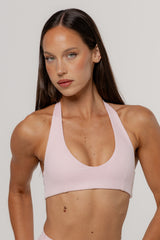 Core Define Halter Crop | Blush