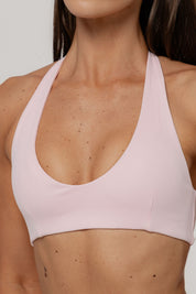 Core Define Halter Crop | Blush