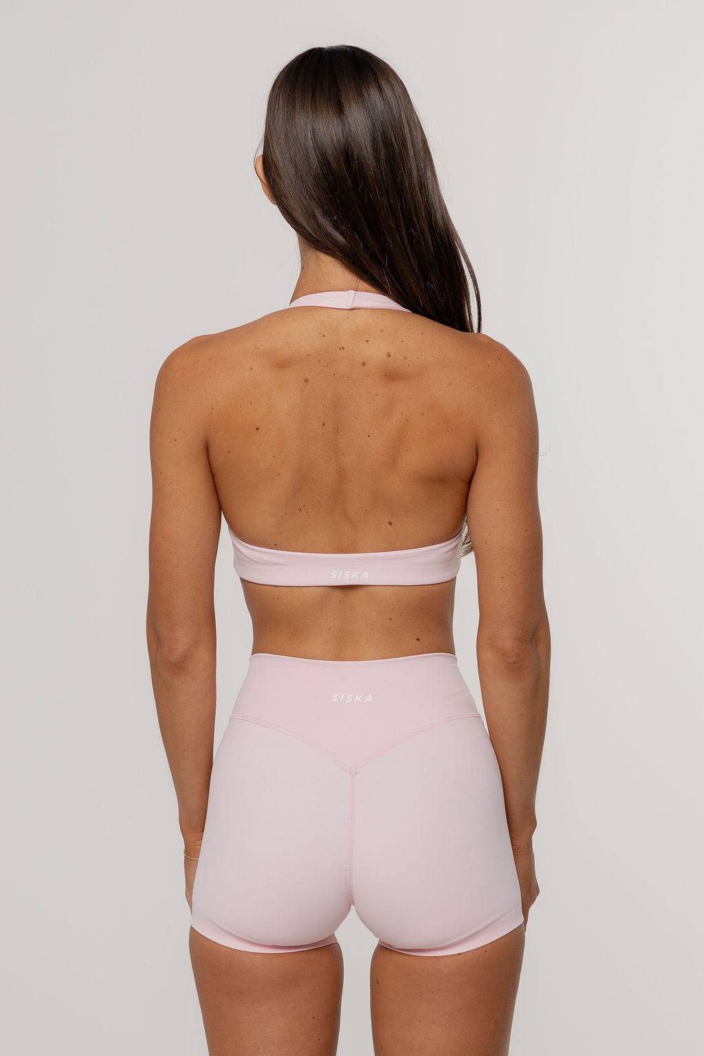 Core Define Halter Crop | Blush