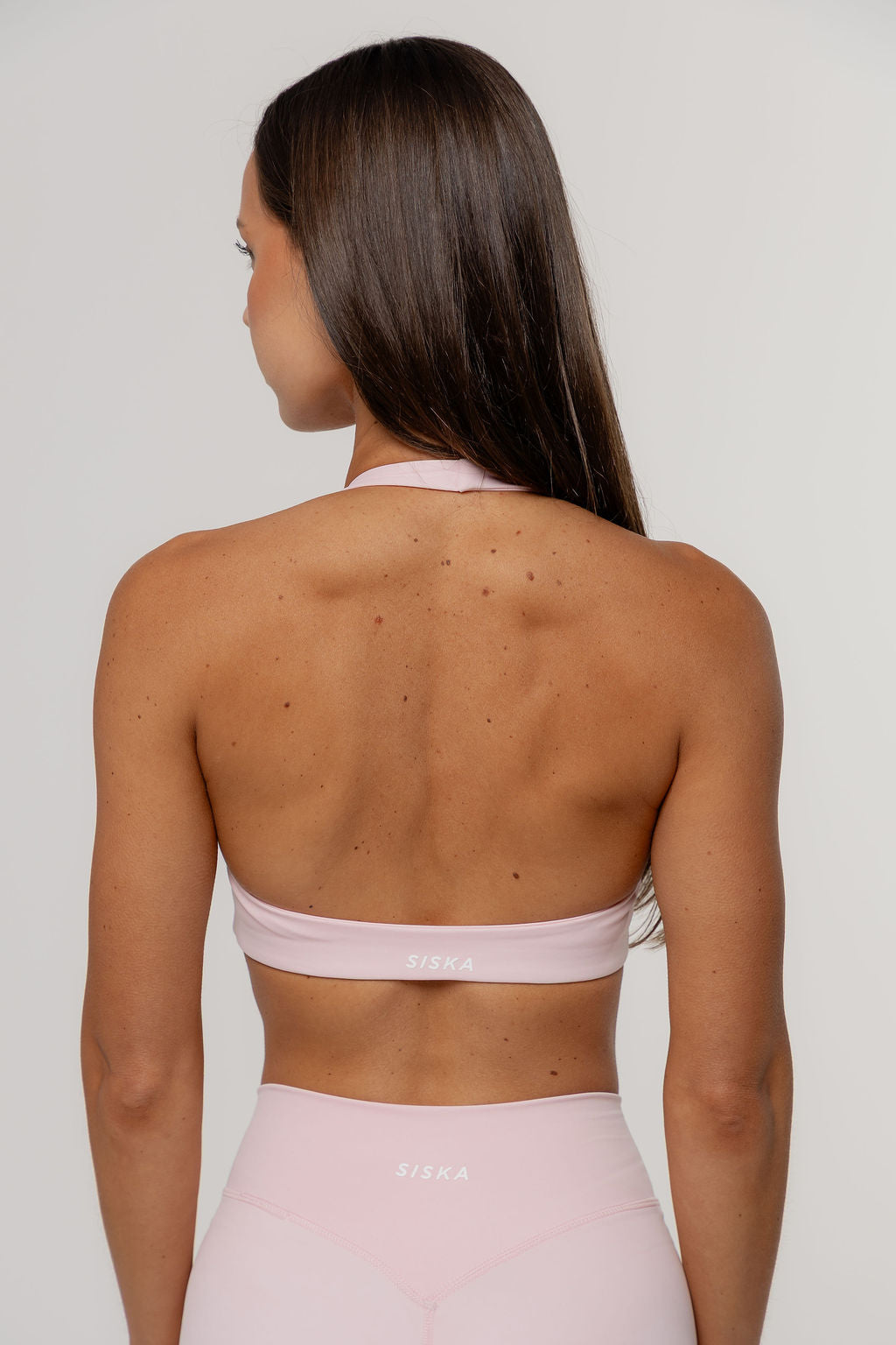 Core Define Halter Crop | Blush