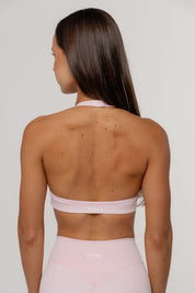 Core Define Halter Crop | Blush