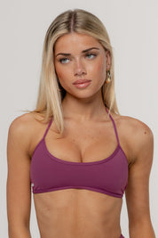 Core Barely There Halter Crop | Grape