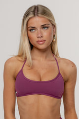 Core Barely There Halter Crop | Grape