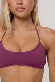 Core Barely There Halter Crop | Grape