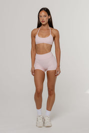 Core Barely There Halter Crop | Blush
