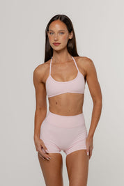 Core Barely There Halter Crop | Blush