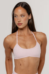 Core Barely There Halter Crop | Blush