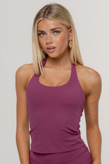 Core Halter Tank | Grape