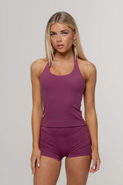Core Halter Tank | Grape