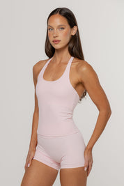 Core Halter Tank | Blush
