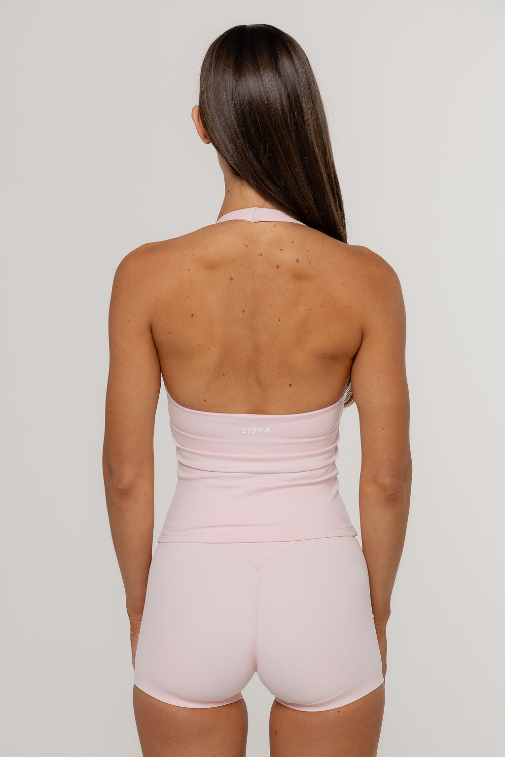 Core Halter Tank | Blush