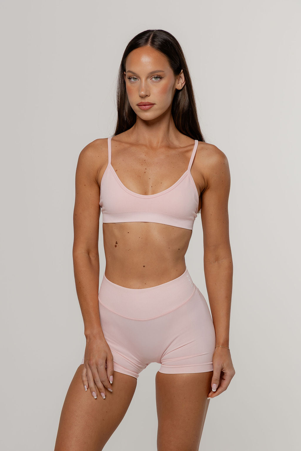 Sculpt Staple Crop | Blush