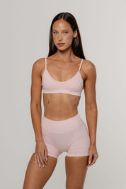 Sculpt Staple Crop | Blush