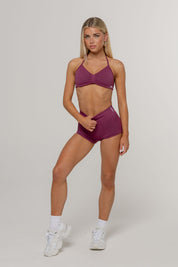 Sculpt Barely There Halter Crop | Grape