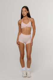 Sculpt Barely There Halter Crop | Blush