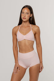 Sculpt Barely There Halter Crop | Blush