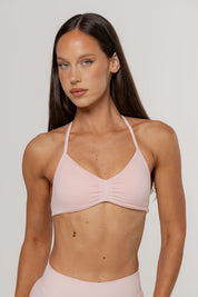 Sculpt Barely There Halter Crop | Blush