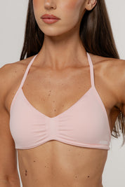 Sculpt Barely There Halter Crop | Blush