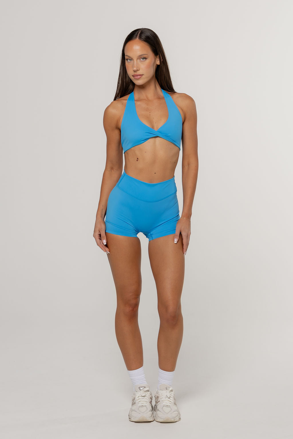Core Invisible Scrunch Shorts | Cobalt