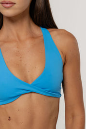 Core Twist Crop | Cobalt