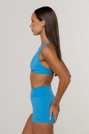 Core Twist Crop | Cobalt