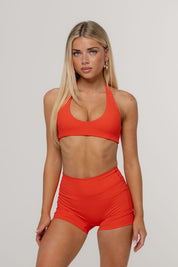 Core Define Halter Crop | Chilli