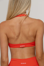 Core Define Halter Crop | Chilli