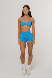 Core Barely There Halter Crop | Cobalt