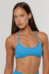 Core Barely There Halter Crop | Cobalt