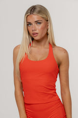 Core Halter Tank | Chilli