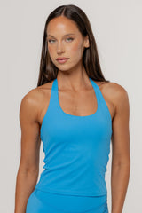 Core Halter Tank | Cobalt