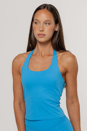 Core Halter Tank | Cobalt
