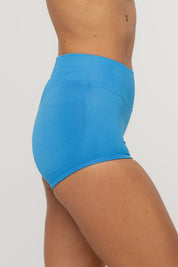 Micro Sculpt Scrunch Short | Cobalt