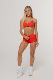 Micro Sculpt Scrunch Short | Chilli
