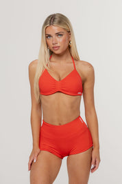 Micro Sculpt Scrunch Short | Chilli